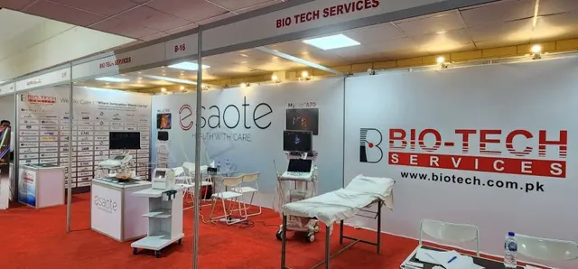 The Esaote stand at Health Asia 2026