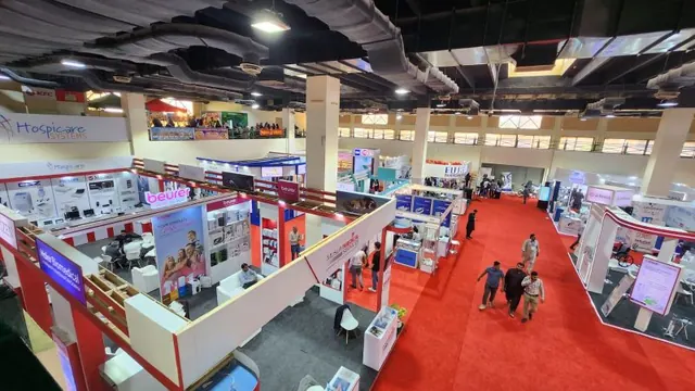 The exhibition hall at Health Asia 2026