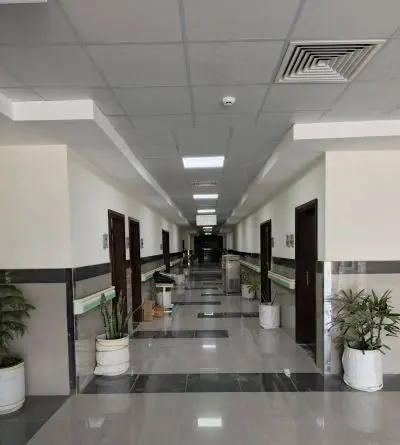 Inside the new 120-bed hospital